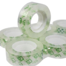 方達 迷你膠帶台專用膠帶 寬18mmn 8入裝/一支8個入 OPP包裝小透明膠帶 封口膠帶 包裝小膠帶 迷你膠帶 -萬, 1個, 一支8個入