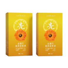 拉拉女神 金盞花葉黃素 果凍 蒟蒻, 200g, 2套