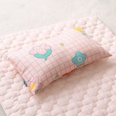 이블랑 낮잠 베개커버, 로지 핑크베이지