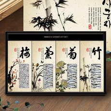 마음가득 우리명가 명품 멸치 사군자 실속 매, 1개