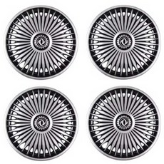 17인치 자동차 휠캡 가드 교체 튜닝 타이어 림 휠커버 몰딩 A. 실버 블랙 15인치, D. 풀 실버 15인치