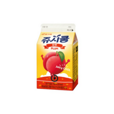 빙그레 쥬시쿨 복숭아맛 자두맛 180ML, 180ml × 75개, 75개
