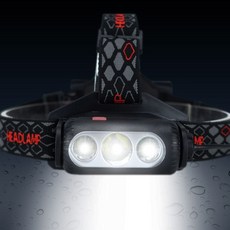 다번다 프로다 충전식 양방향 회전 3구 헤드랜턴 205 ksg+93501lg, 보호회로건전지미포함