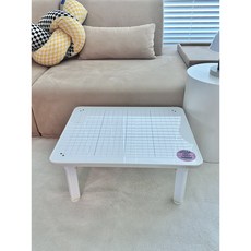 튤리메익스 화이트보드 어린이책상 접이식 유아공부상, 퍼플테이블