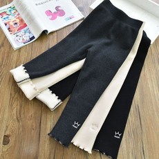 【秋冬兒童保暖褲子】女童打底褲加絨加厚童裝高腰外穿秋冬保暖一體絨棉褲冬季女童褲子