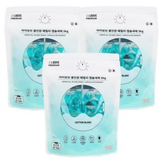 아이보브 프리미엄 코튼블랑 올인원 패밀리 캡슐세제, 45개입, 3개