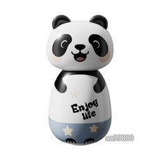 充氣不倒翁 充氣玩具 卡通動物造型 PVC兒童拳擊柱 發泄減壓哄娃神器, 熊貓胖胖32cm-單個不倒翁, 1個