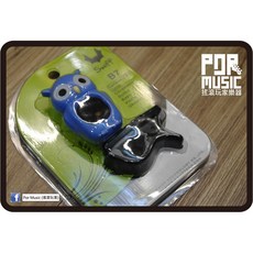 【搖滾玩家樂器】全新 公司貨 SWIFF B7 貓頭鷹 造型 夾式 調音器 烏克麗麗 吉他 小提琴 適用 五色 藍色, 1個