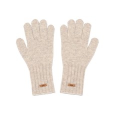 매장정품 LEE 울 혼방 배색 니트 장갑 오트밀 LE2504TC33OT 193213
