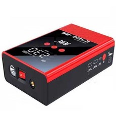 트럭 점프스타터 비상 겸용 SUV 화물차 휴대용 대형, 1개, 99999mAh 시동+에어펌프