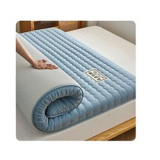 토퍼 구스이불 침대 다운 규격 폭 세트 바닥 오리털 학생 솜 매트리스 베개커버 이집션코튼, 블랙 두꺼운 A 보호대