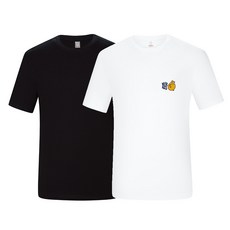 콜핑 남성 면 로고 기본 등산 반팔 라운드 티셔츠 2402TK585M