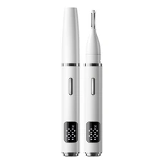 [CYLIFE] 남성용 2IN1 멀티 코털제거기 귀털제거기 충전식 코털 트리머 USB TYPE-C충전, 화이트*2, SY510