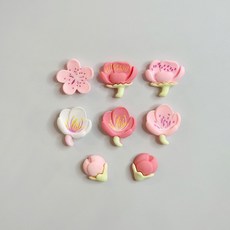 무광 벚꽃 인테리어 냉장고 자석 마그넷 8종 세트