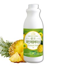 VMB 쉘몬 과일 농축액 베이스 파인애플 1kg, 1, 1개
