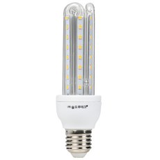 LED콘램프9W (20W 25W 삼파장램프 대체), 1개, 전구색