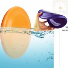 조은데이 애견 놀이용 원반 댕댕이교감 그릇대용 프리스비연습, 오렌지