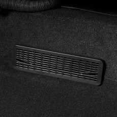 테슬라 호환 모델Y 주니퍼 시트하단 송풍구 몰딩 튜닝 용품, 블랙, 리어송풍구