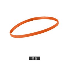 買五送一 髮帶 止汗帶 排汗帶 導汗帶 止汗頭帶 運動止汗 瑜伽健身跑步籃球 運動頭帶 運動頭巾 頭巾 防滑 吸汗運動, 1個, 細-高彈力止汗帶【橙色】