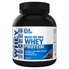 EVLUTIONNUTRITION 草飼乳清蛋白 雙倍濃鬱巧克力, 1個, 907g
