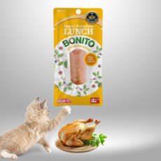 런치보니또 애완동물 부드러운 통살 간식, 10개, 20g, 치킨/Tuna(참치)