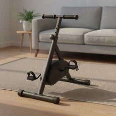 어르신 실내자전거 페달운동기 상하체 가정용 좌식사이클 재활 미니바이크, 상세페이지 참조, 1jsb 블랙