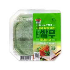 [일가집]고기와 함께먹는 와사비쌈무 200g, 1개