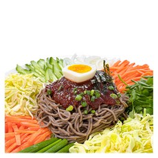 농가살리기 20년 전통 생면 군산 메밀 소바 7인분 (비빔7), 7개, 150g
