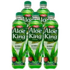 오케이에프 알로에베라킹 음료, 1.5L, 5개