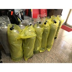 游龍潛水 進口氣瓶(鋁瓶) 11公升 (含氣瓶頭、底座), 1個, 現貨有限請確認好再下單, 銀色, 11L