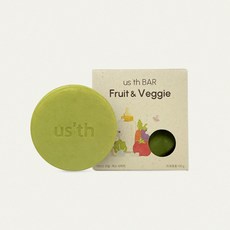 어쓰쓰 과일채소세척제 항균 99.9% 주방비누 설거지비누, 1개, 100g