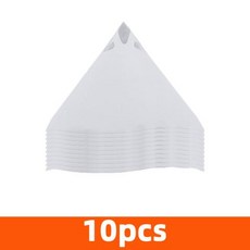 페인트 거름망 도장 여과 필터 작업 도구 페인팅 용품 YONGRUN 102050100PCS 일회용 종이 자동차 메쉬 깔때기 원뿔형, 2)10pcs