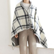 털안감 똑딱이 망토형 무릎 담요 극세사담요 캠핑담요 for24Hoe