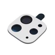 지모 아이패드 프로 메탈 카메라 렌즈 강화유리 보호필름, 프로 7/8세대(M4/M5) 13, 실버, 1개