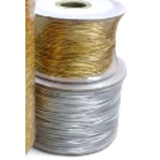 金蔥銀蔥鬆緊帶彈性繩 1mmx100Y 吊牌線 禮盒包裝繩 彈力繩 包裝材料, 金蔥