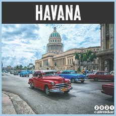 Havana 2021 Calendar: Official Cuba Travel Wall Calendar 2021 18 Months Paperback, Independently Published