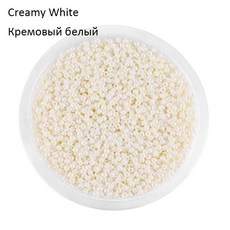 체코식 매력적인 유리 비즈 작은 라운드 루즈 쥬얼리 제작 귀걸이 팔찌, A. 2mmx1000pcs, 21. Creamy White