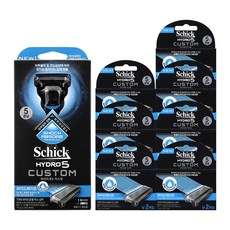 엣지웰 쉬크 하이드로5 커스텀 면도기 + 면도날, 1개