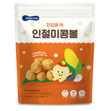 베베쿡 한입에 쏙 인절미 콩볼, 인절미맛, 25g, 4개