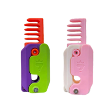 루미에르 당근칼 토이 나이프 피젯 스피너 글리터, 6.토이 빗 2개, 2개