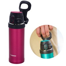 조지루시 스포츠 원터치 텀블러 SM-QAF48 보온보냉병, SM-QAF48RK(레드), 480ml, 1개