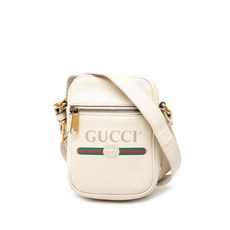 구찌 중고 2000-2015 미니 그레인 카프스킨 로고 크로스 백