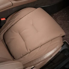 나파 가죽 자동차 시트 커버 부드러운 쿠션 의자 보호 패드 (메르세데스 벤츠 AMG B C E S 클래스 W204 용), 09 Brown-1PC