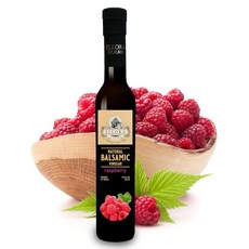 엘로라 농장 피치 인퓨즈드 발사믹 식초 그레이트 테이스트 어워드 두껍고 크리미한 무첨가 설탕 무보존료 8.45온스 병 (피치), Raspberry