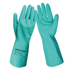 핸드맥스 내산장갑 화학장갑 내화학장갑 니트로, 그린, 1개