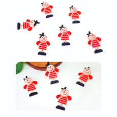 만들기수업 무당벌레인형 미술아트 꾸미기활동 나무비즈인형 초등수업 공예체험활동 6개입