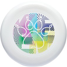 【輕巧耐磨】KELME卡爾美175g飛盤戶外運動極限專業成人競技比賽級可迴旋飛碟 FESK, 白色, 1個