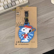 귀여운 PVC 소프트 여행용 기내 반입용 탑승권 태그, 1개, 9