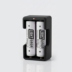 국산 18650 배터리 충전기 C타입 2구, 1개