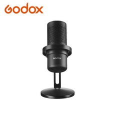 고독스 EM68 RGB 카디오이드 USB 콘덴서 마이크 스탠드, 블랙